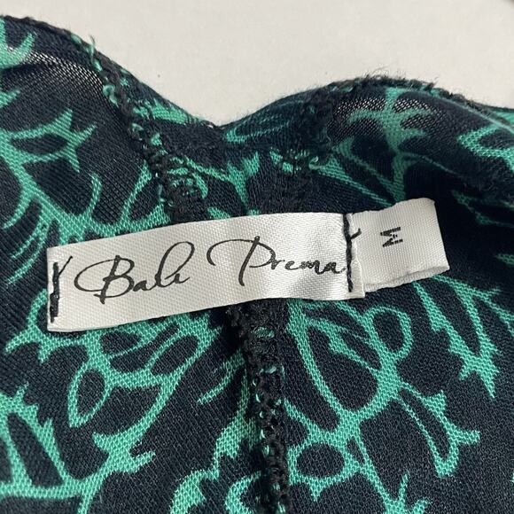 Bali Prema Boho Harem Jumpsuit M-L Rayon Peacock Spiritual Festival Beach Romper - Picture 4 of 7